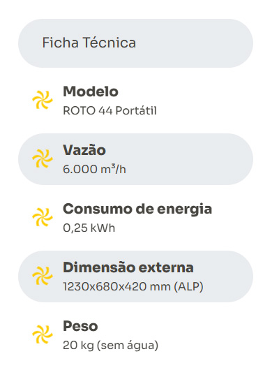 Ficha ROTO 44 Portátil