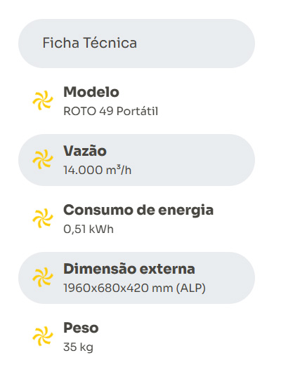 Ficha ROTO 49 Portátil