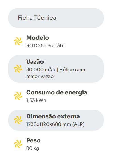 Ficha ROTO 55 Portátil