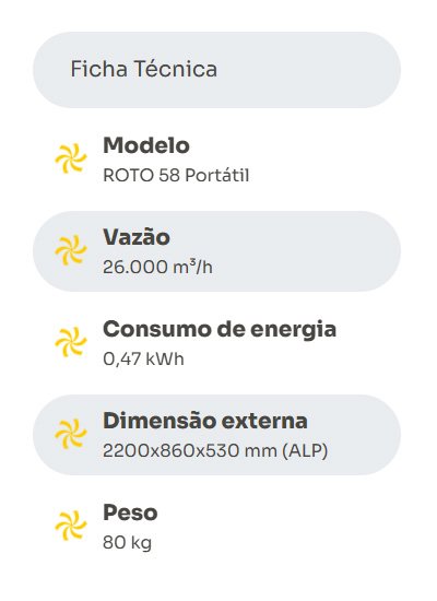 Ficha ROTO 58 Portátil