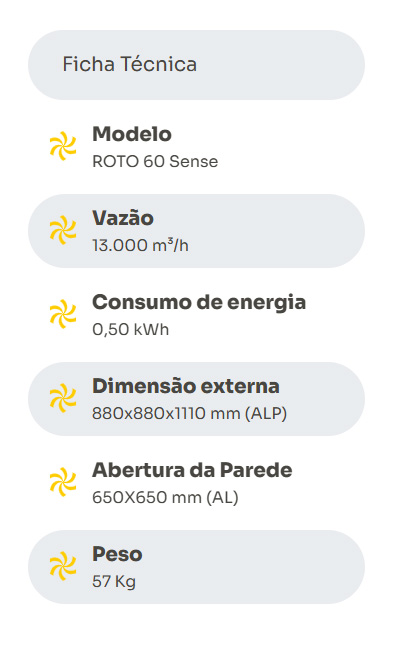 Ficha Roto 60 Sense